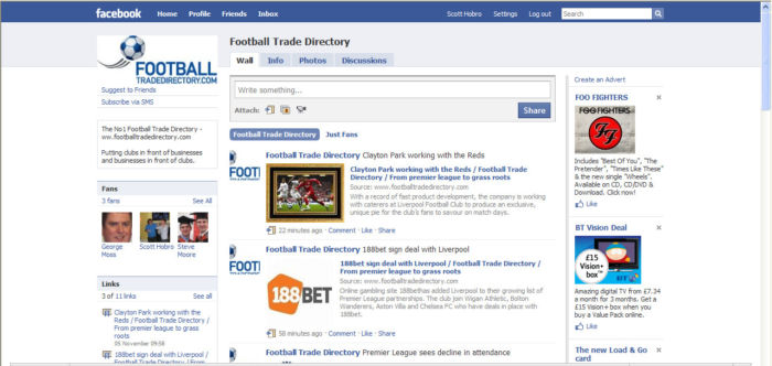 facebook screenshot
