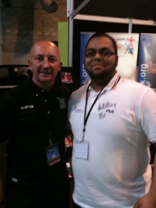 Taz and Ian Holloway